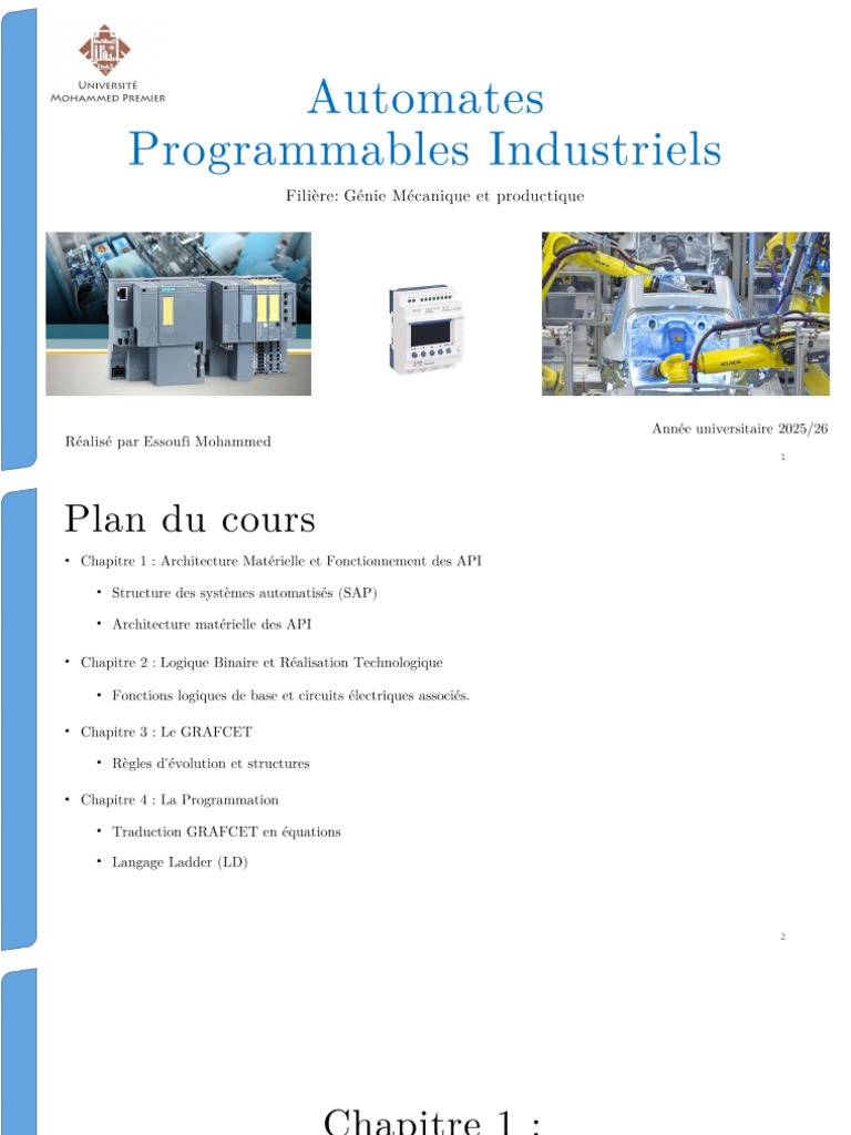 Cours API Chap1 2 | PDF