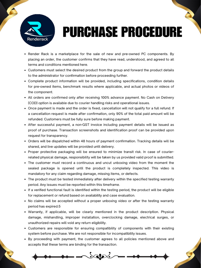 PURCHASE PROCEDURE AND GUIDELINES _20260303_220821_0000 | PDF | Payments