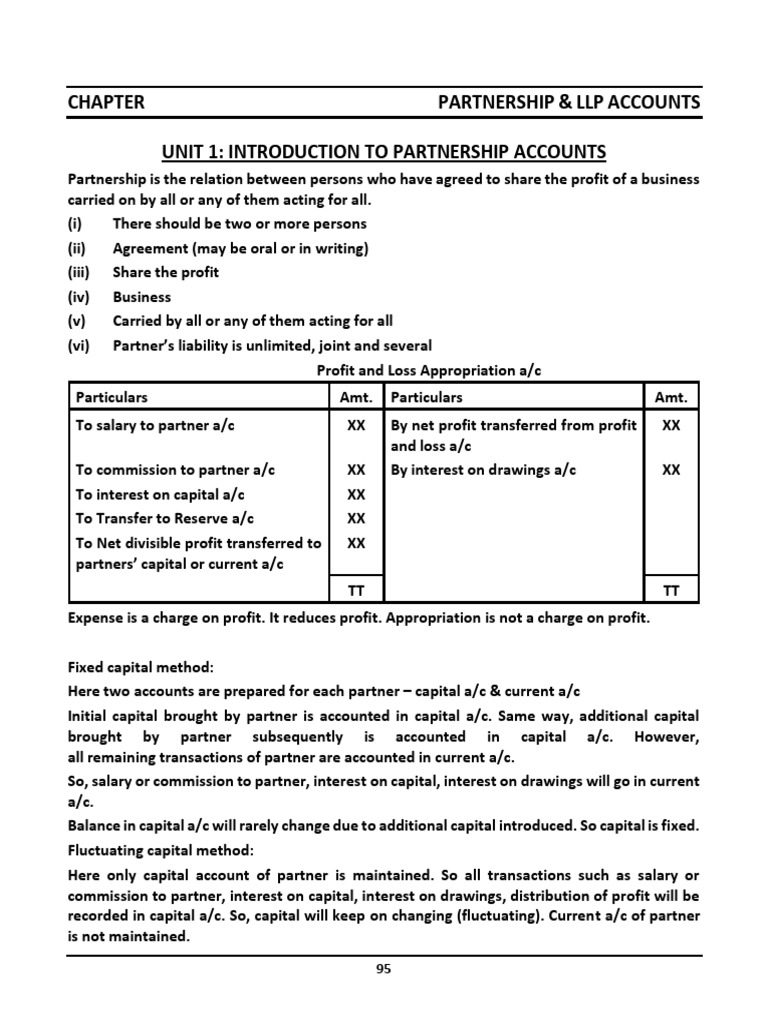 Partnership Theory | PDF | Debits And Credits | Goodwill (Accounting)