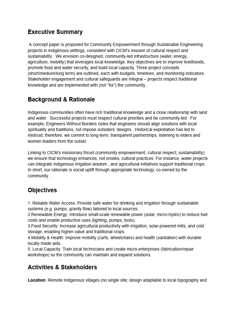 Executive Summary | PDF | Sustainable Technologies