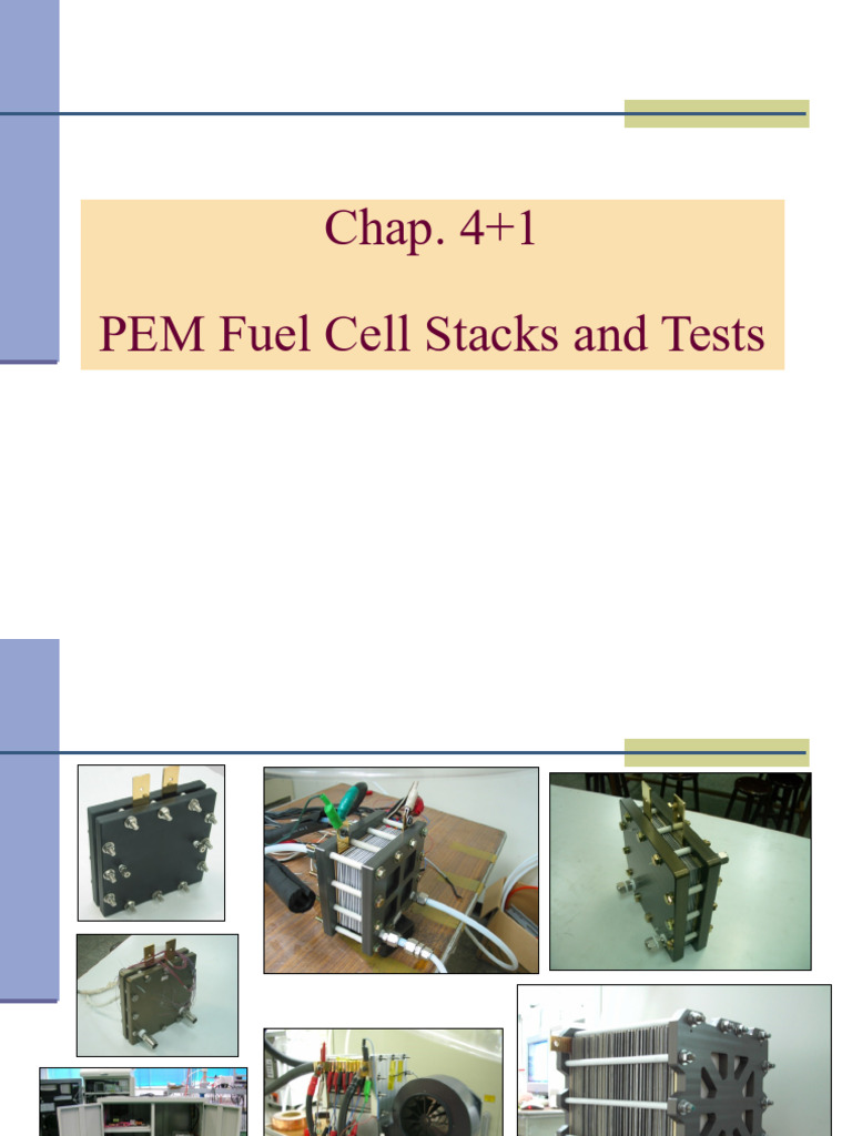 Chap 4 +1 PEM Fuel Cell Stacks and Tests | PDF
