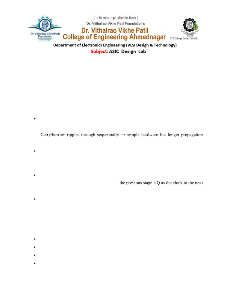5A_ Asynchronous Counter | PDF | Computer Engineering | Electronics