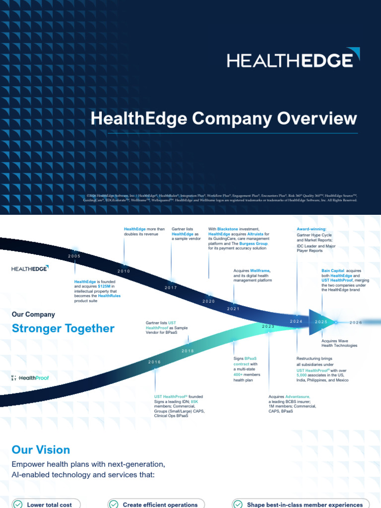 HealthEdge - Company Overview | PDF | Artificial Intelligence ...