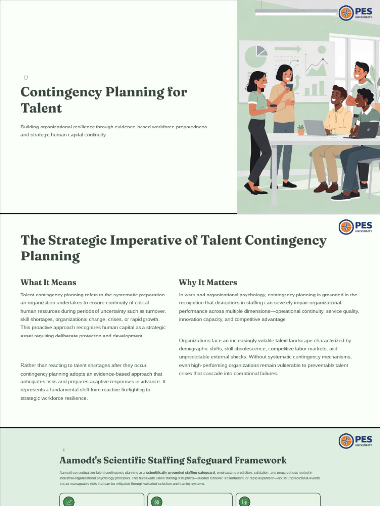1 Contigency Planning | PDF | Leadership | Analytics