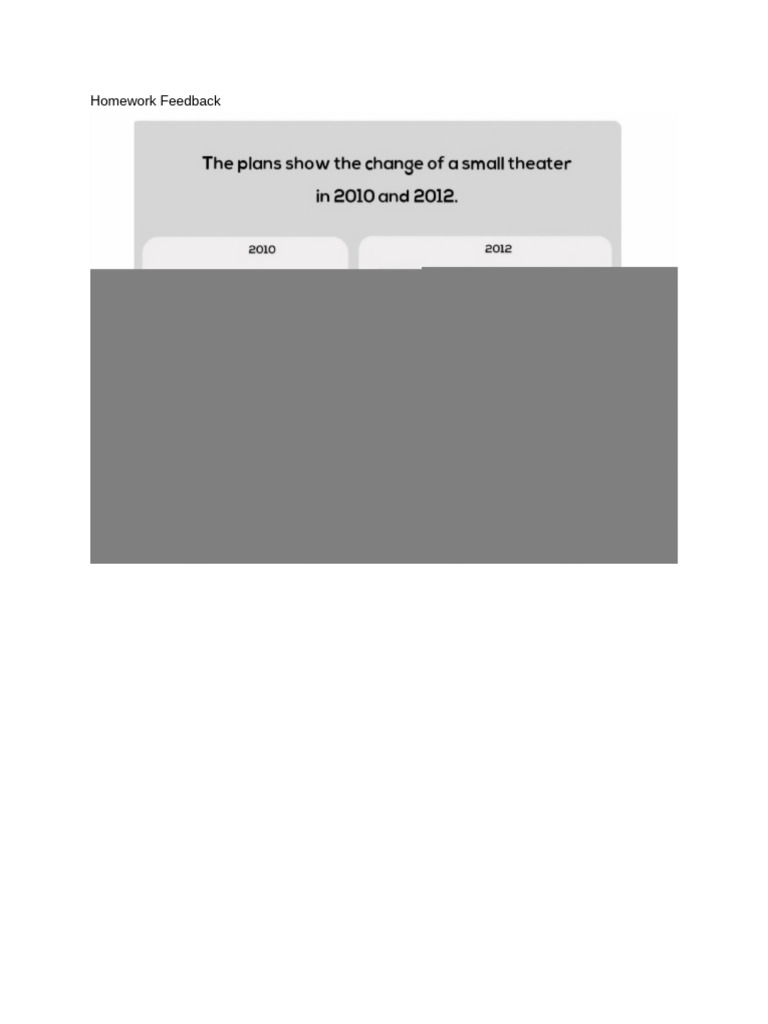 Homework Feedback | PDF