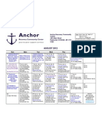 Anchor August 2012 Calendar