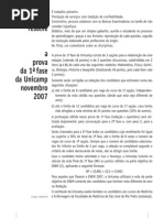 ANGLO RESOLVE - UNICAMP - 1ª FASE - 2008