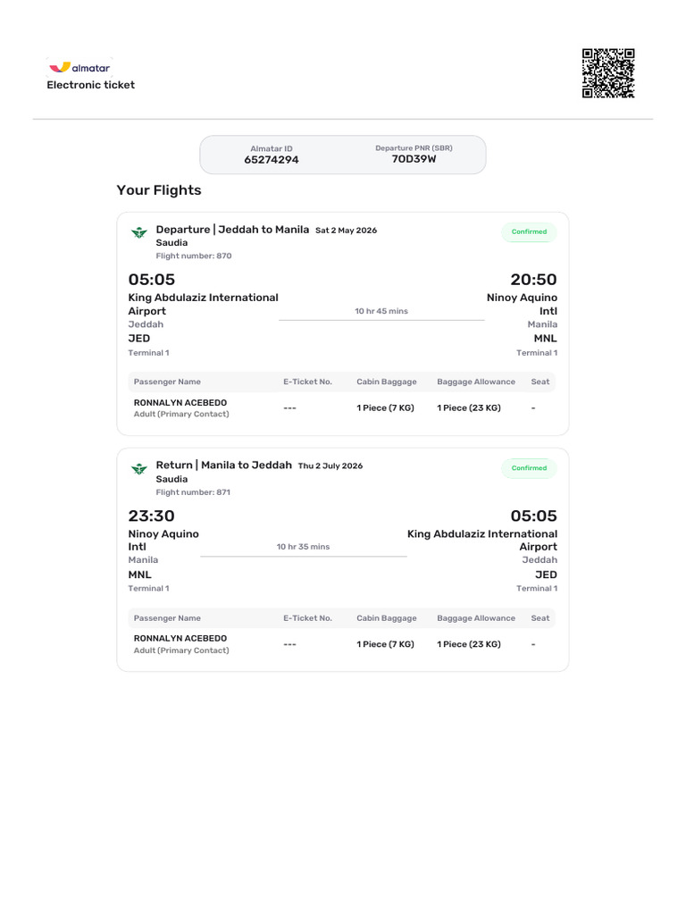 65274294_e-ticket | PDF | Fee | Civil Aviation