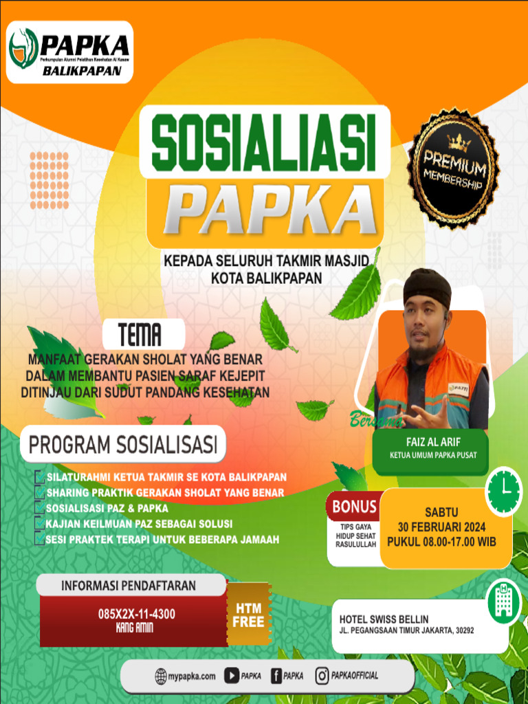 Standarisasi Flayer Papka Wilayah Dan Cabang | PDF
