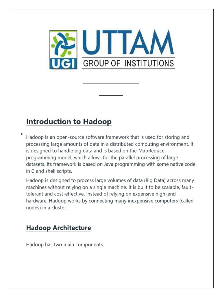 Cloud Computing Unit 5 | PDF | Apache Hadoop | Map Reduce