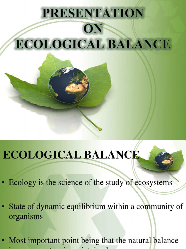 Understanding Ecological Balance | PDF | Ecosystem | Ecology