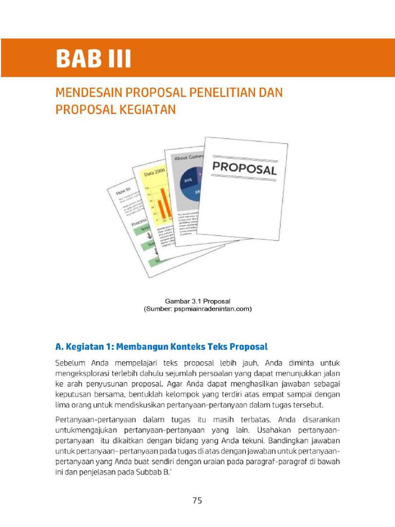 BAB 3 Mendesain Proposal Penelitian Dan Proposal Kegiatan | PDF
