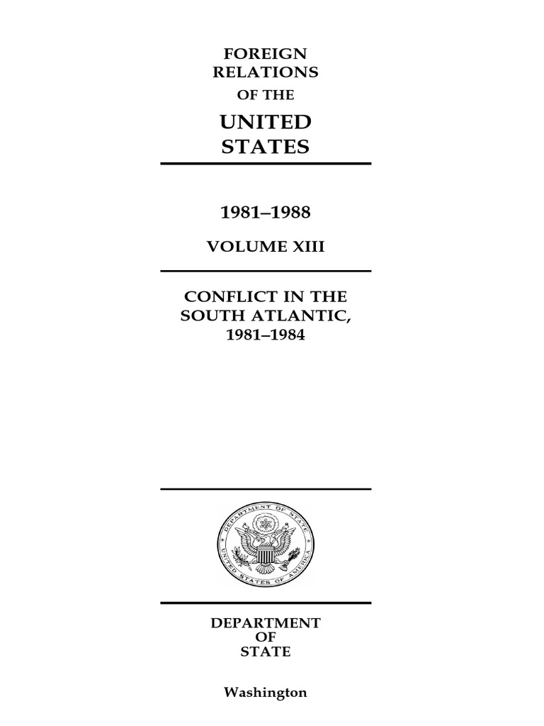 Foreign Relations of the United States | PDF