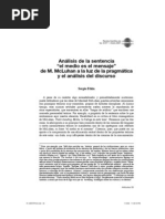 Análisis - de - La - Sentencia - El Medio Es El Mensaje PDF