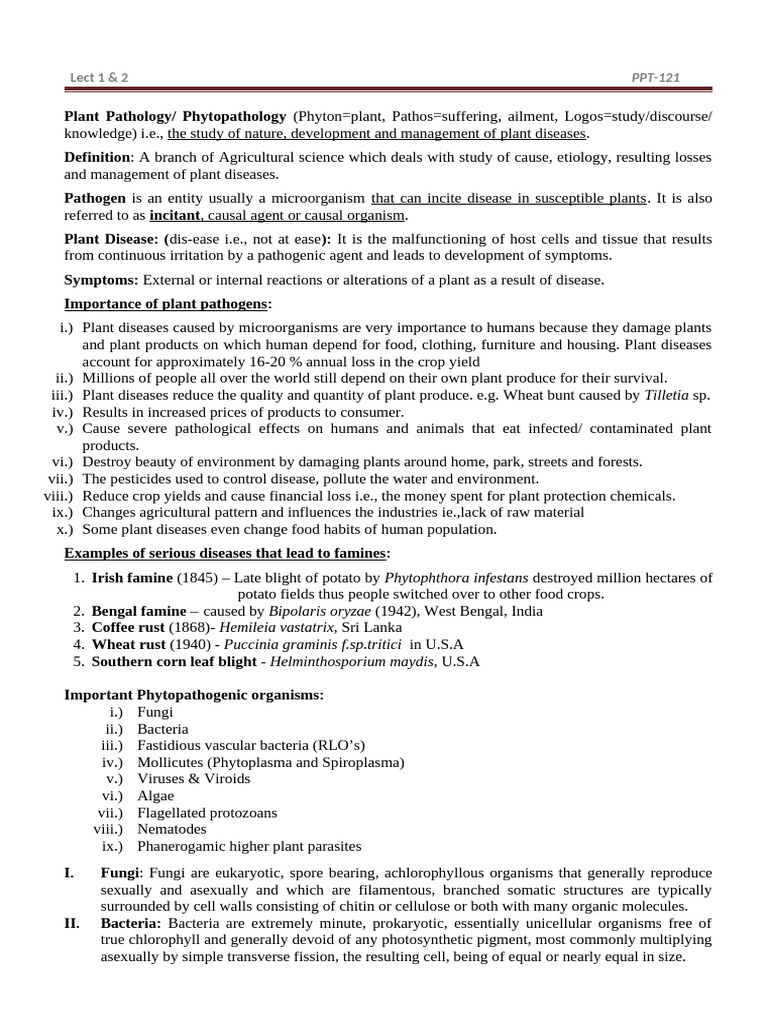 PPT 121 Lect 1 & 2 | PDF