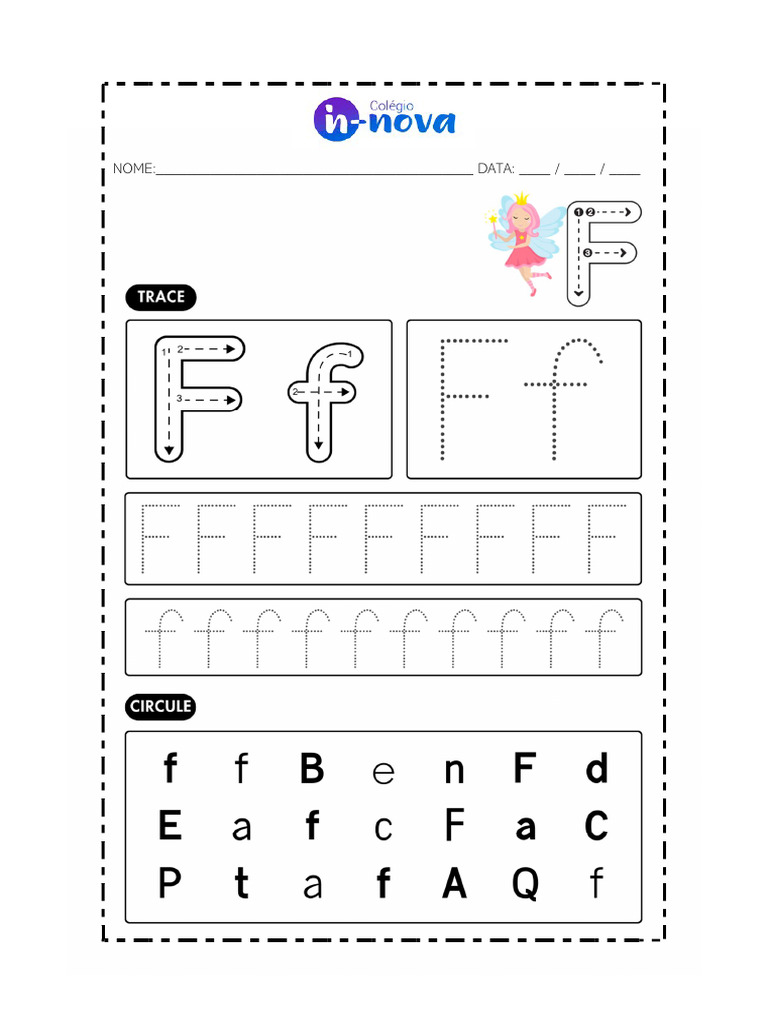 Atividade Letra F Atualizada | PDF