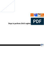 Steps To Perform 26AS Registration