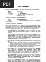 Surat Pernyataan Tidak Keberatan