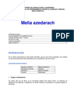 GUÍA TÉCNICA DEL PARAÍSO (Melia Azedarach)