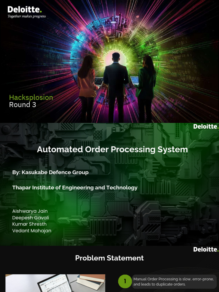 Deloitte Final PPT | PDF