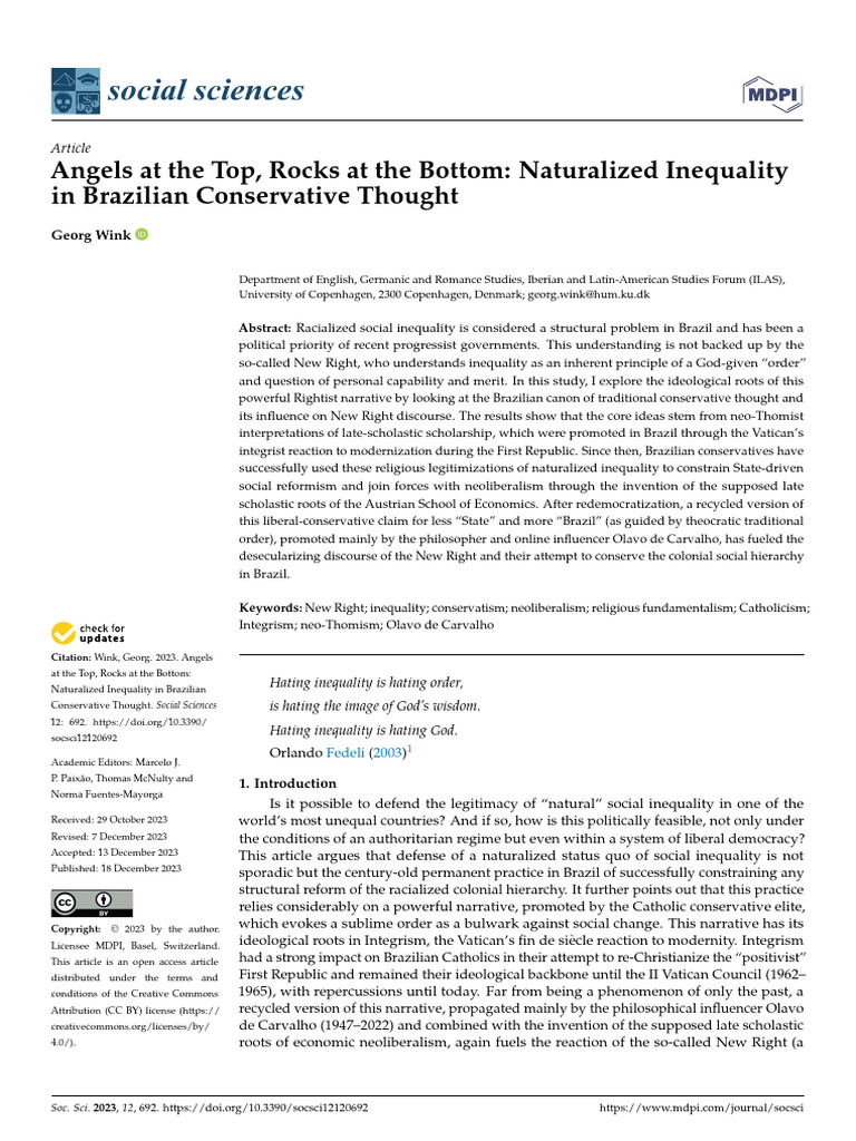 Wink 2023 Naturalized Enquality | PDF