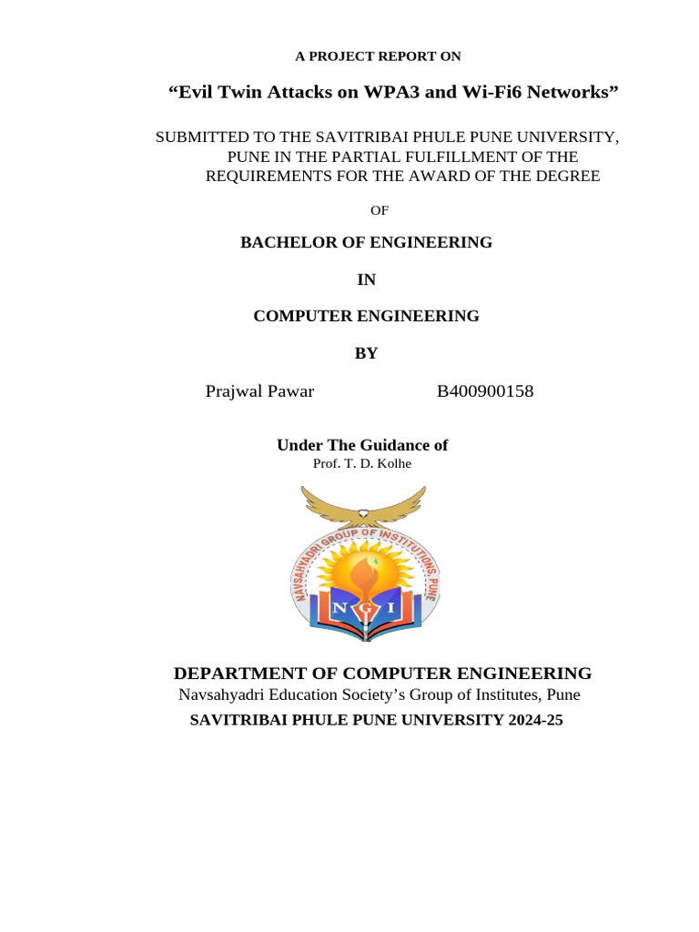 TE Final Report Format | PDF