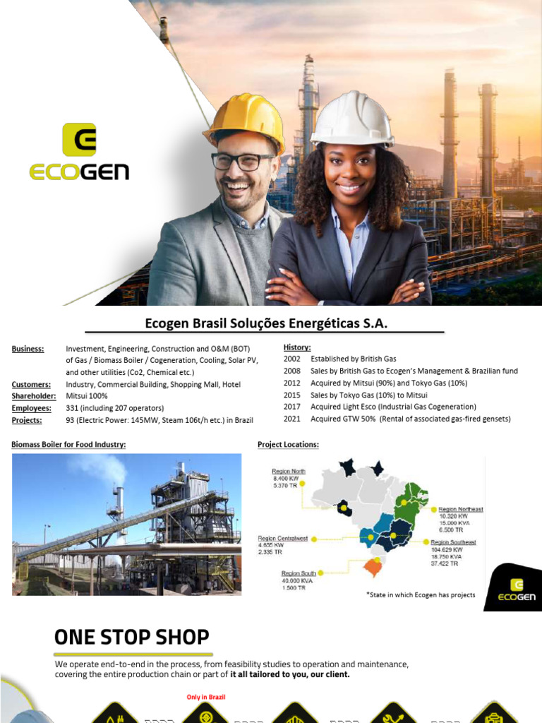 Company Presentation Ecogen Brasil 2026 | PDF