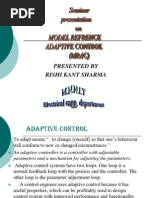 Download model refrence adaptive control presentation by rishi by Rishi Kant Sharma SN102276164 doc pdf
