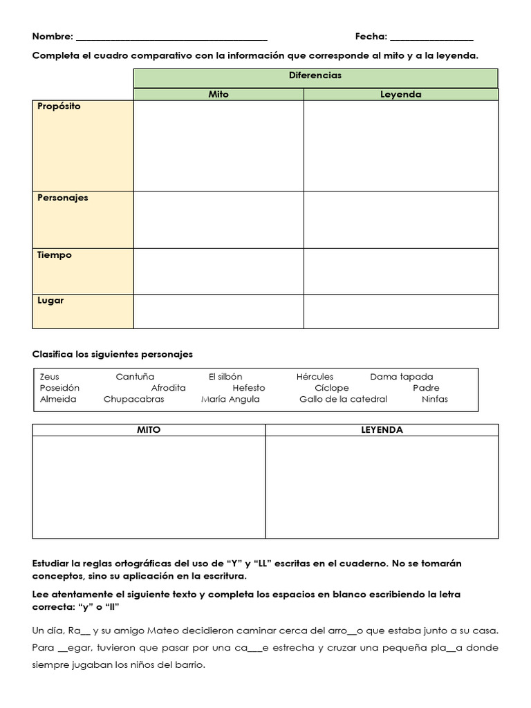 Taller de Repaso Examen Trimestral 5to | PDF