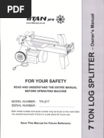 Download Titan Pro 7 Ton Log Splitter TPLS7T by William Hester SN102278277 doc pdf
