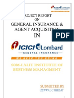 ICICI Lombard Project Report