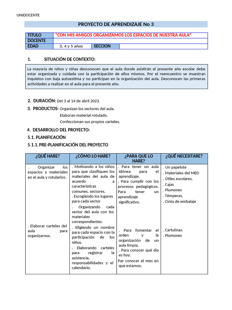 PROYECTO 3 | PDF
