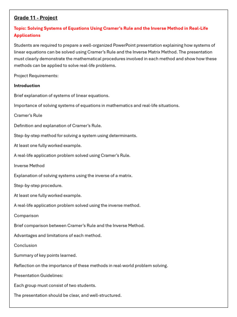 Grade 11 T2 Project | PDF