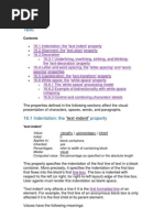 16.1 Indentation: The Property: 'Text-Indent'