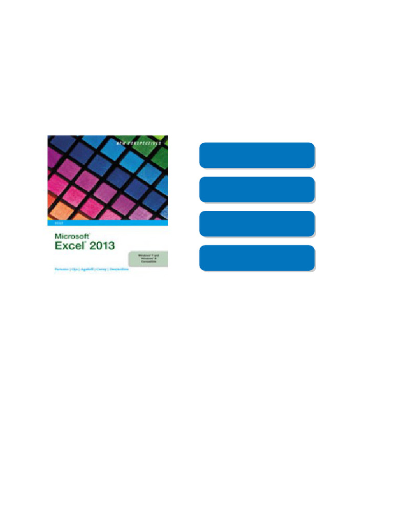 Solution Manual For New Perspectives On Microsoft Excel 2013, Brief ...