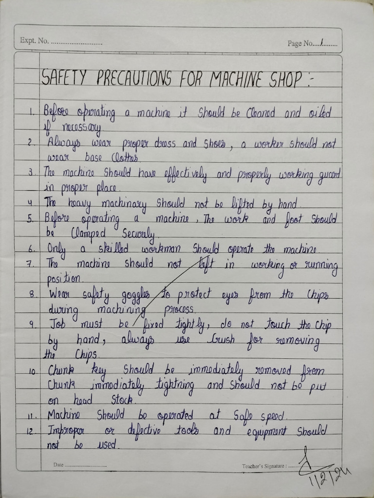 Machine Shop File | PDF