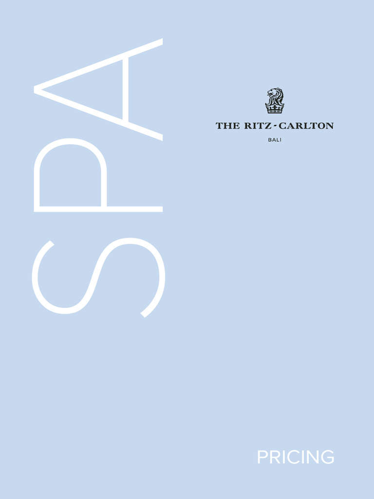 Spa Pricing (New) | PDF