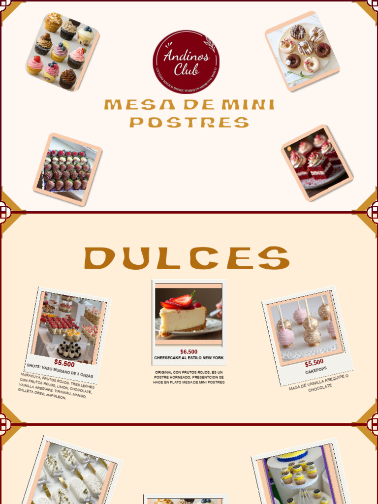 MINI POSTRE 2026 | PDF