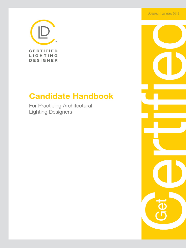 Certified Lighting Designer PDF | PDF | Creativity | Certification