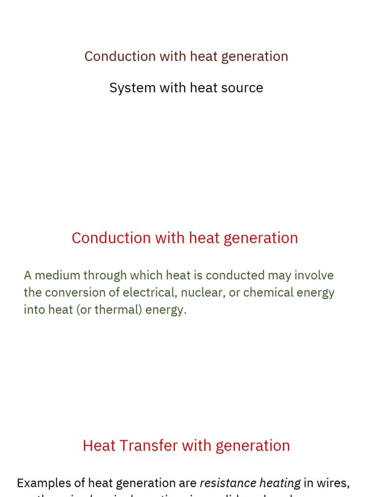 #2, Conduction With Heat Generation & Extended Surface-1 | PDF | Heat ...