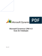 Microsoft Dynamics CRM 4 Guia de Instalação