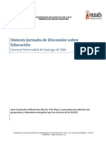 Síntesis jornada de trabajo 8 y 9 de mayo