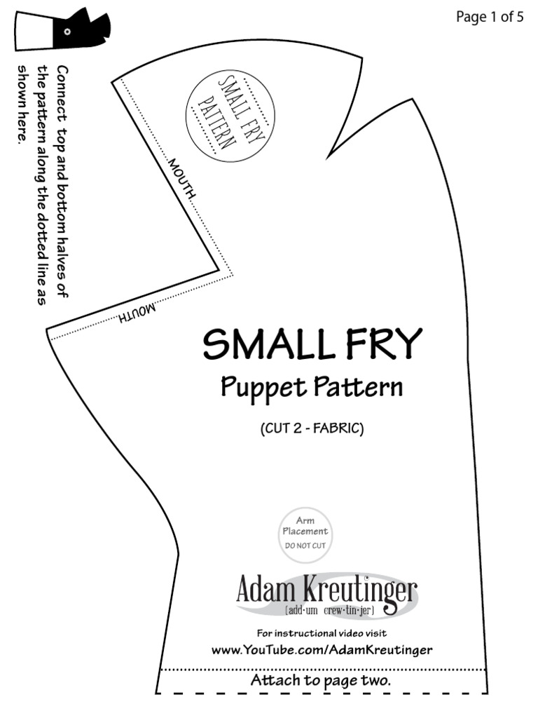 Puppet Nerd Adam kreutinger Small Fry Pattern | PDF