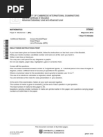 University of Cambridge International Examinations General Certificate of Education Advanced Subsidiary Level and Advanced Level