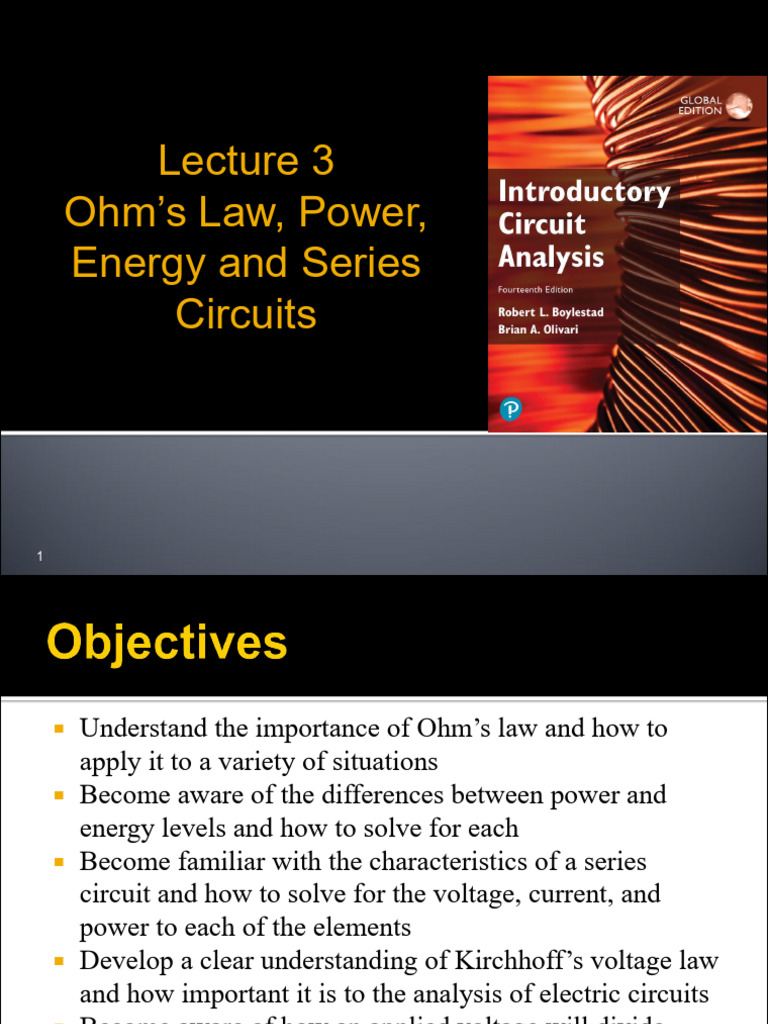 ELEN 201 Electric Circuits 1 Lecture 3 | PDF