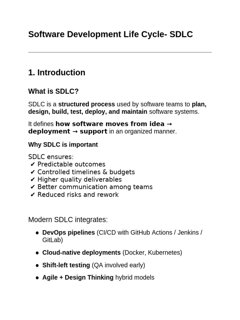 SDLC | PDF