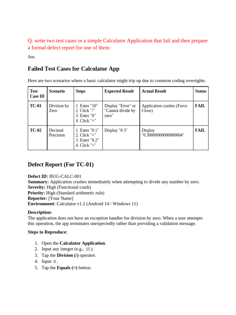 SFT Q and ANS | PDF | Login | Software Testing