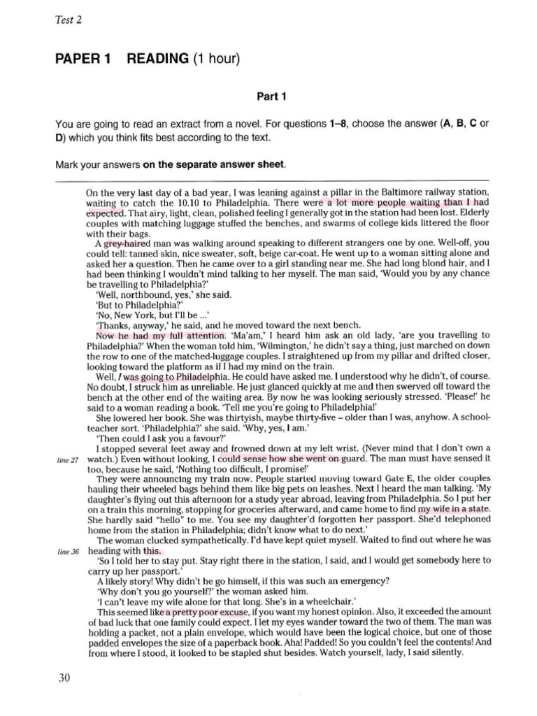 Test 1-Book 1 | PDF