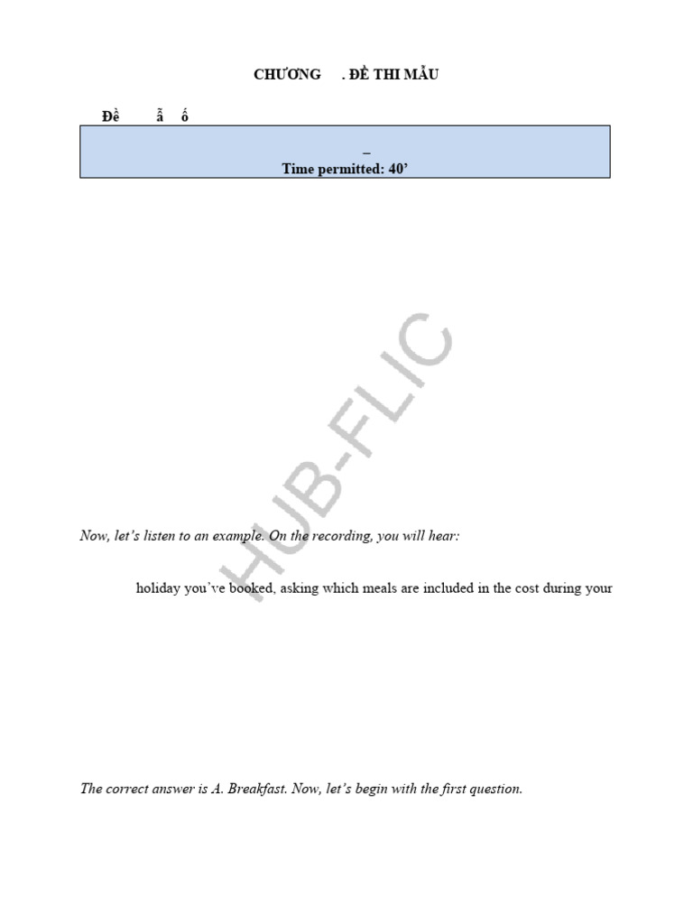 Listening Practice 1 | PDF