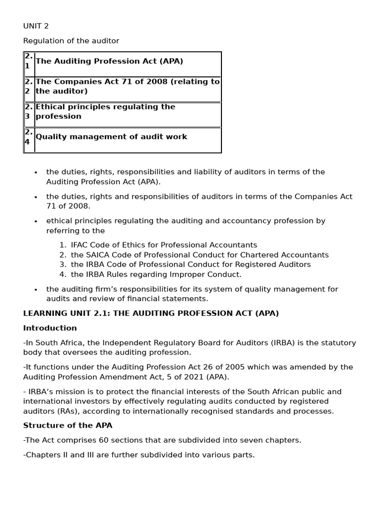 audit 2 A1 PREP | PDF